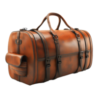 AI generated 3D Rendering of a Travel Bag on Transparent Background - Ai Generated png