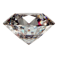 ai genererad diamant på transparent bakgrund - ai genererad png