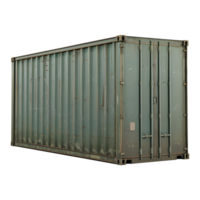 AI generated Shipping Container on Transparent background - Ai Generated png