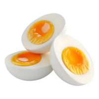 AI generated Boiled Eggs on Transparent background - Ai Generated png