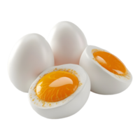 AI generated Boiled Eggs on Transparent background - Ai Generated png