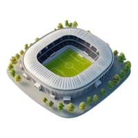 AI generated Isometric Stadium on Transparent background - Ai Generated png