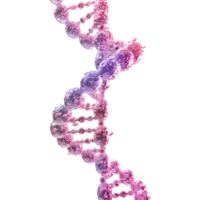 AI generated DNA Structure Element on Transparent background - Ai Generated png