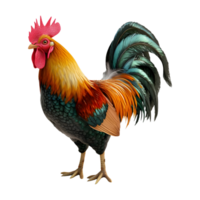 ai generado gallina en transparente antecedentes - ai generado png