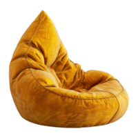 AI generated 3D Rendering of a Beanbag chair on Transparent Background - Ai Generated png