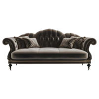 ai gegenereerd sofa Aan transparant achtergrond - ai gegenereerd png