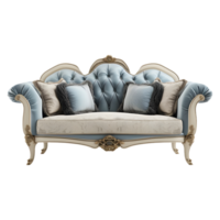 ai generiert Sofa auf transparent Hintergrund - - ai generiert png