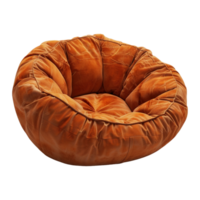 ai gerado 3d Renderização do uma beanbag cadeira em transparente fundo - ai gerado png