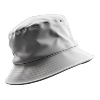 ai généré 3d le rendu de une seau chapeau sur transparent Contexte - ai généré png