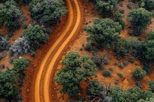 AI generated Spectacular aerial view from a drone professional photography photo