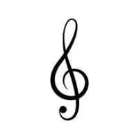 music note icon vector design template in white background