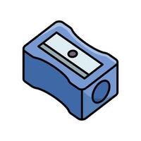 pencil sharpener icon vector design template in white background