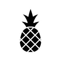 piña icono vector diseño modelo en blanco antecedentes