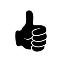 thumb up icon vector design template in white background