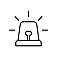 siren icon vector design template in white background