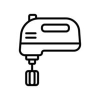 hand mixer icon vector design template in white background