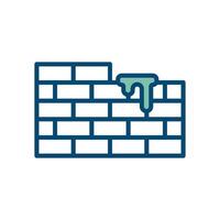 bricks icon vector design template in white background