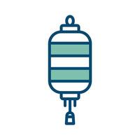 chinese lantern icon vector design template in white background
