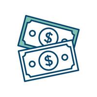 money icon vector design template in white background