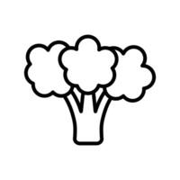 broccoli icon vector design template in white background