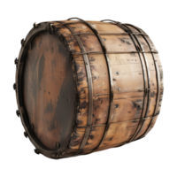 AI generated 3D Rendering of a Wine Drum on Transparent Background - Ai Generated png