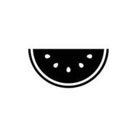 water melon icon vector design template in white background