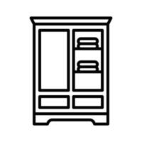 wardrobe icon vector design template in white background