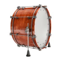 ai gerado 3d Renderização do uma banda tambor em transparente fundo - ai gerado png