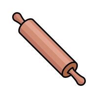 rolling pin icon vector design template in white background