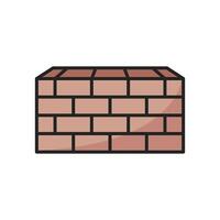 bricks icon vector design template in white background