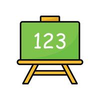 blackboard icon vector design template in white background