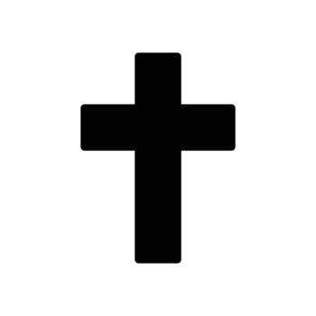 cross icon vector design template in white background