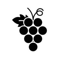 uvas icono vector diseño modelo en blanco antecedentes