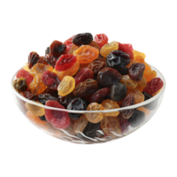AI generated 3D Rendering of a Raisin Iranian Cuisine on Transparent Background - Ai Generated png