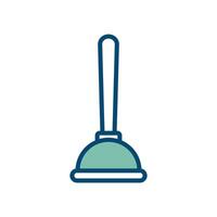 plunger icon vector design template in white background