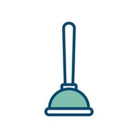 plunger icon vector design template in white background