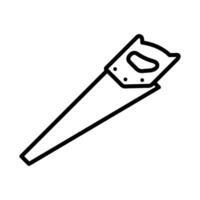 hand saw icon vector design template in white background