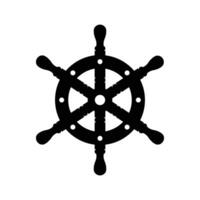ship wheel icon vector design template in white background