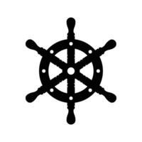 ship wheel icon vector design template in white background