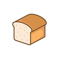 bread icon vector design template in white background