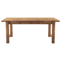 ai gegenereerd houten tafel Aan transparant achtergrond - ai gegenereerd png