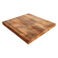 ai gegenereerd houten tafel Aan transparant achtergrond - ai gegenereerd png