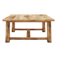 ai gegenereerd houten tafel Aan transparant achtergrond - ai gegenereerd png