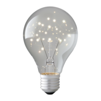 AI generated 3D Rendering of a Light LED Bulb on Transparent Background - Ai Generated png