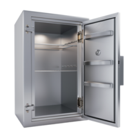 AI generated 3D Rendering of a Safe Locker on Transparent Background - Ai Generated png