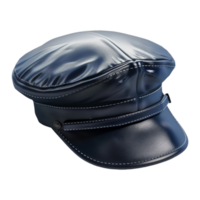 ai généré 3d le rendu de une police casquette ou chapeau sur transparent Contexte - ai généré png