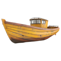 AI generated Ocean Boat on Transparent background - Ai Generated png