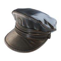 ai generado 3d representación de un policía gorra o sombrero en transparente antecedentes - ai generado png