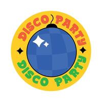 Trendy Disco Party vector