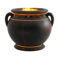 AI generated 3D Rendering of a Horror Cauldron on Transparent Background - Ai Generated png